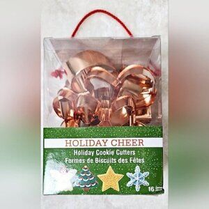 HOLIDAY CHEER 16-Piece Holiday Cookie Cutters
